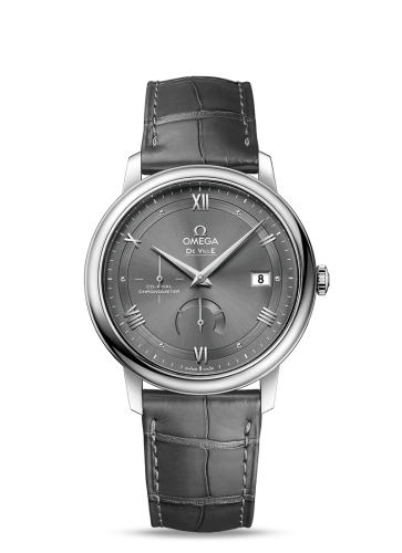 Omega De Ville Prestige Co-Axial 39.5 Power Reserve Stainless Steel / Vintage Grey
